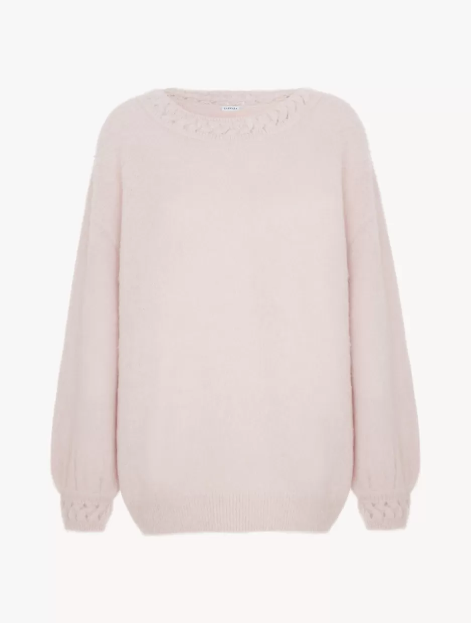 Loungewear-La Perla Alpaca Blend Sweater In Powder Pink