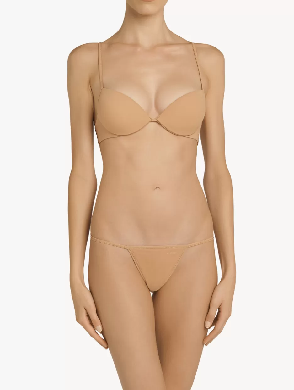 G string & Thong | Shapewear-La Perla Amaretto-coloured Invisible G-string Nude