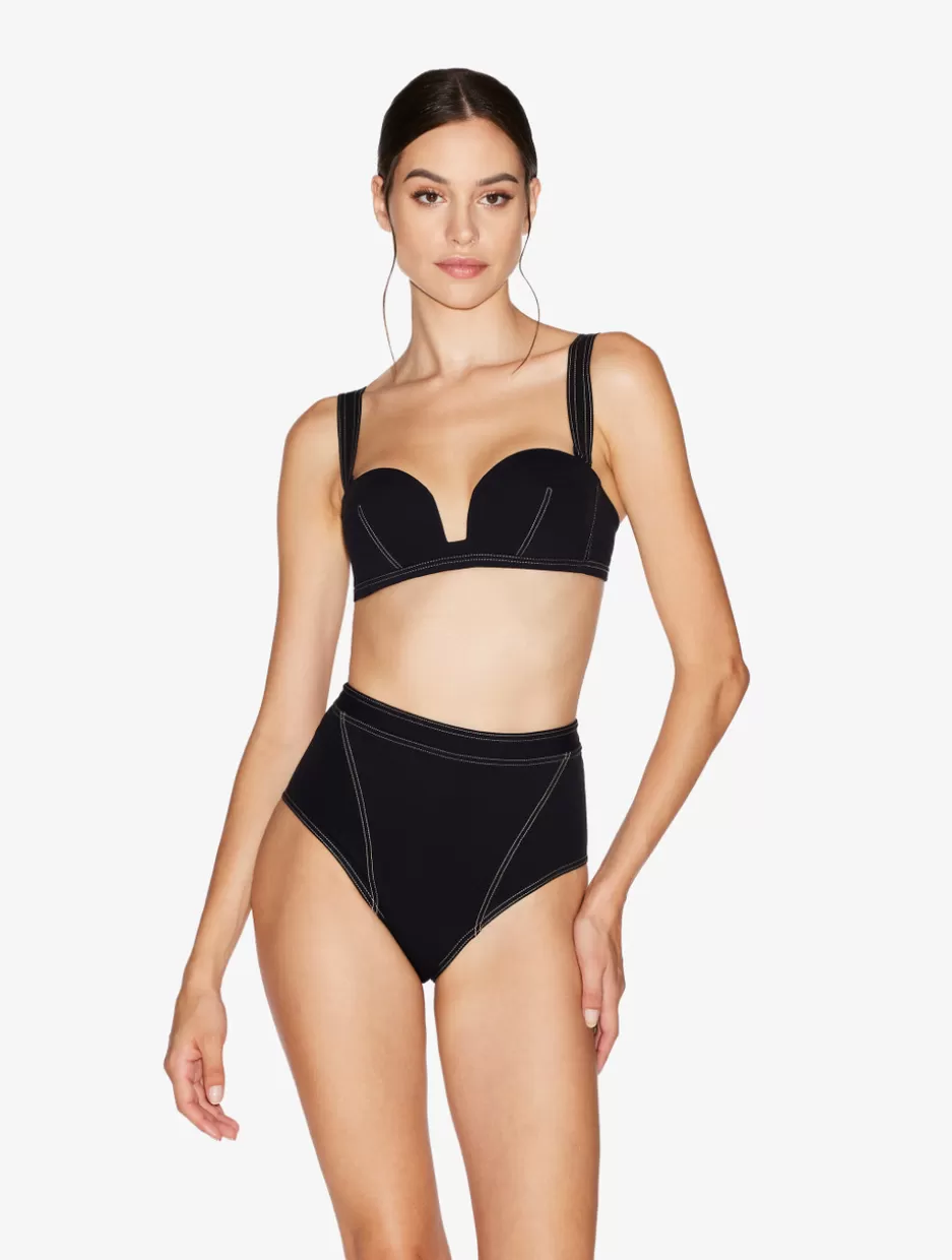 Bikinis-La Perla Bandeau Bikini Top In Black