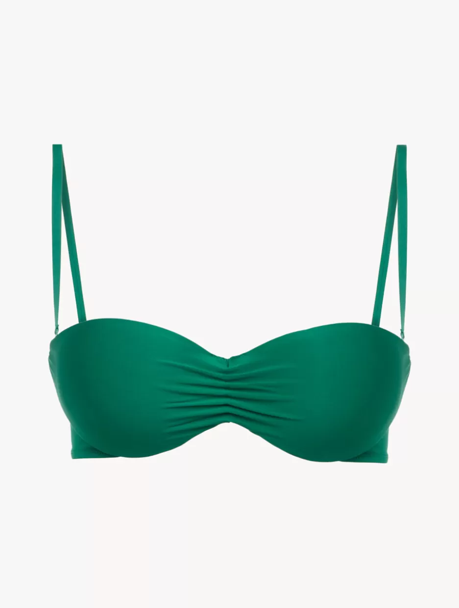 Bikinis-La Perla Bandeau Bikini Top In Green