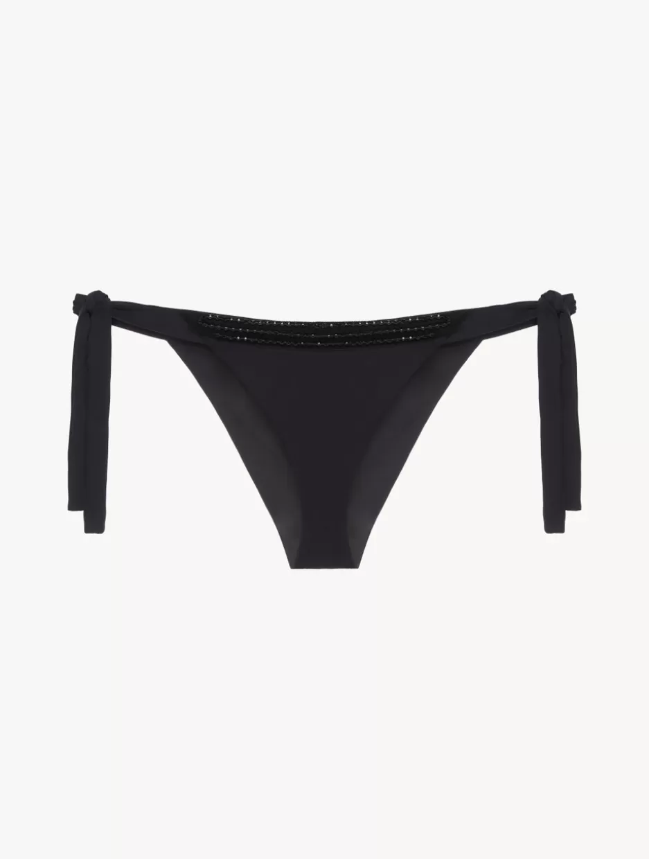 Bikinis-La Perla Bikini Brief In With Beading Black