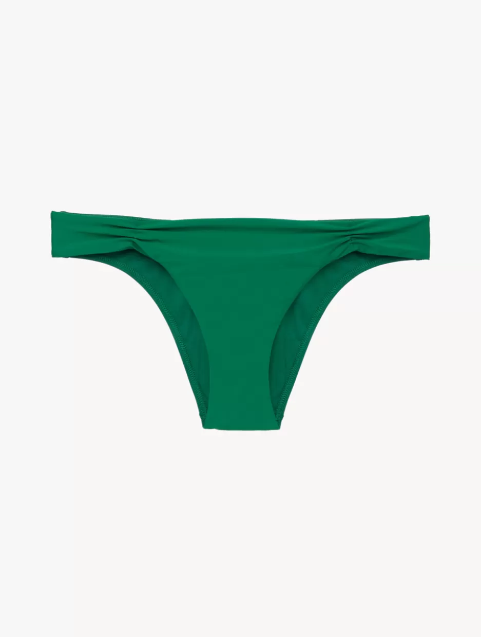 Bikinis-La Perla Bikini Brief In With Pleat Detailing Green