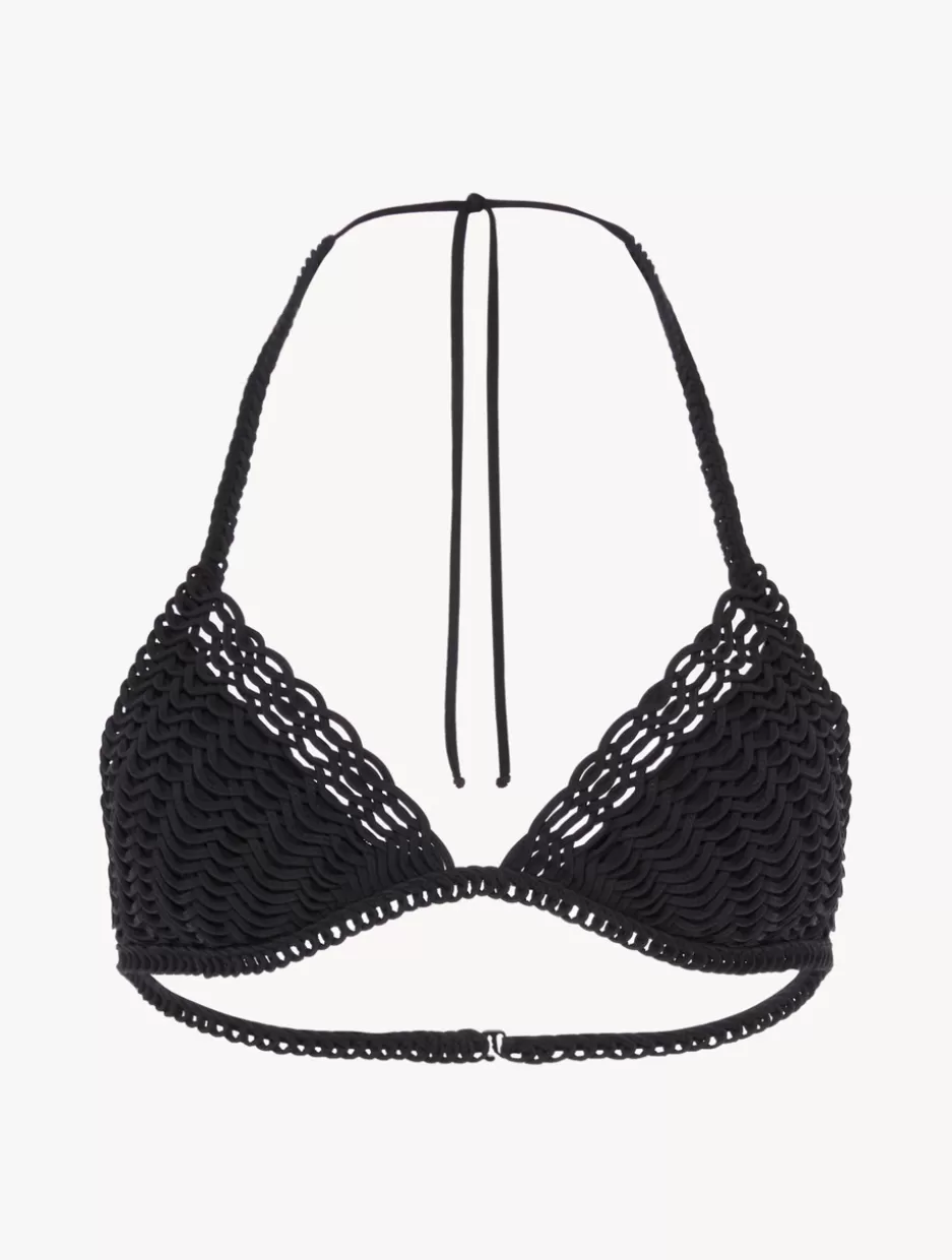 Bikinis-La Perla Bikini Top In With Soutache Black