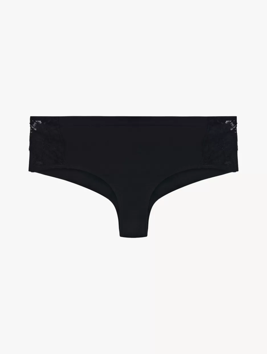 Hipster-La Perla Cotton Hipster Briefs Black