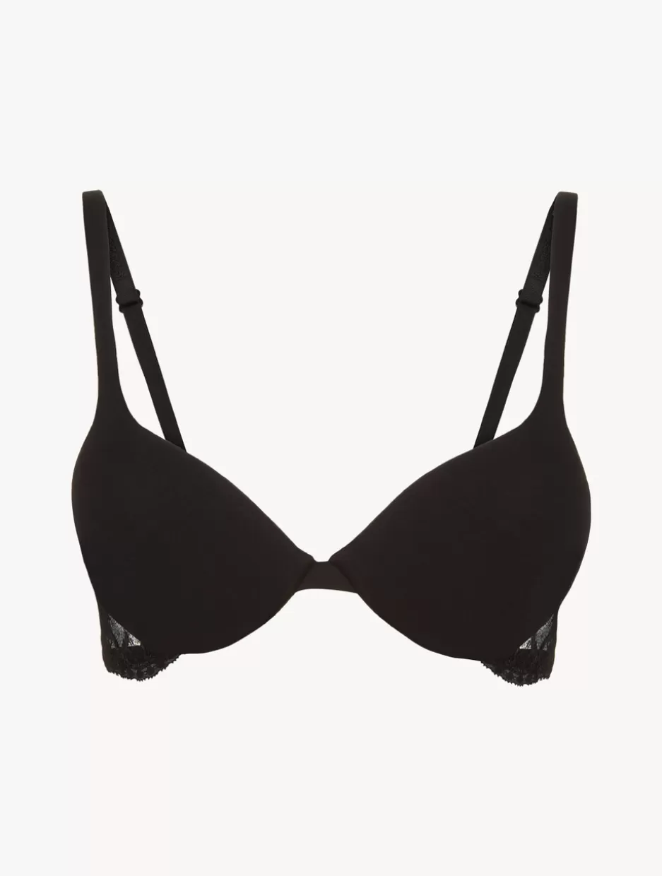 Padded | Push-Up-La Perla Cotton Push-up Bra Black