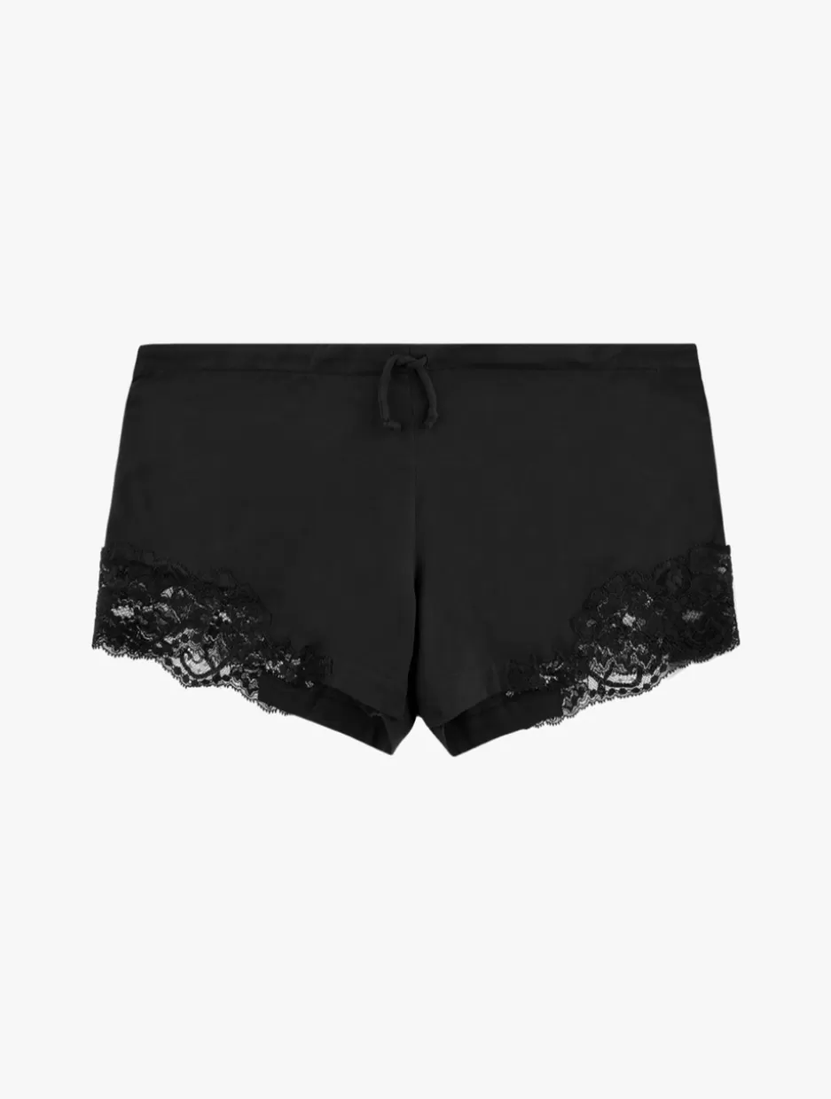 Pajamas | Loungewear-La Perla Cotton Sleep Shorts Black