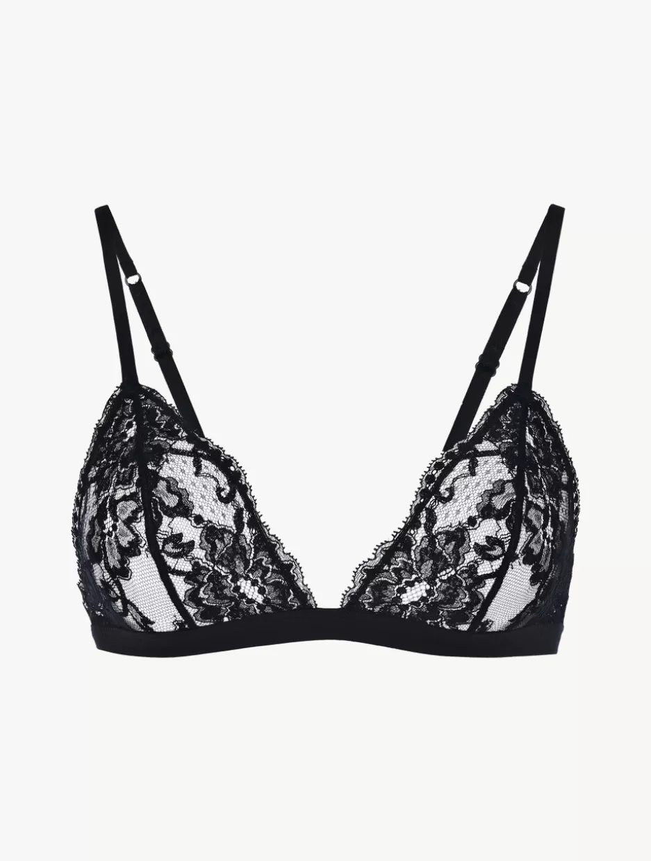 Triangle | Wireless-La Perla Lace Triangle Bra Black