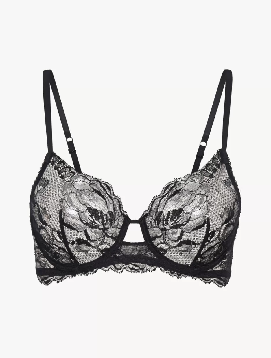 Underwired-La Perla Lace Underwired Bra Black