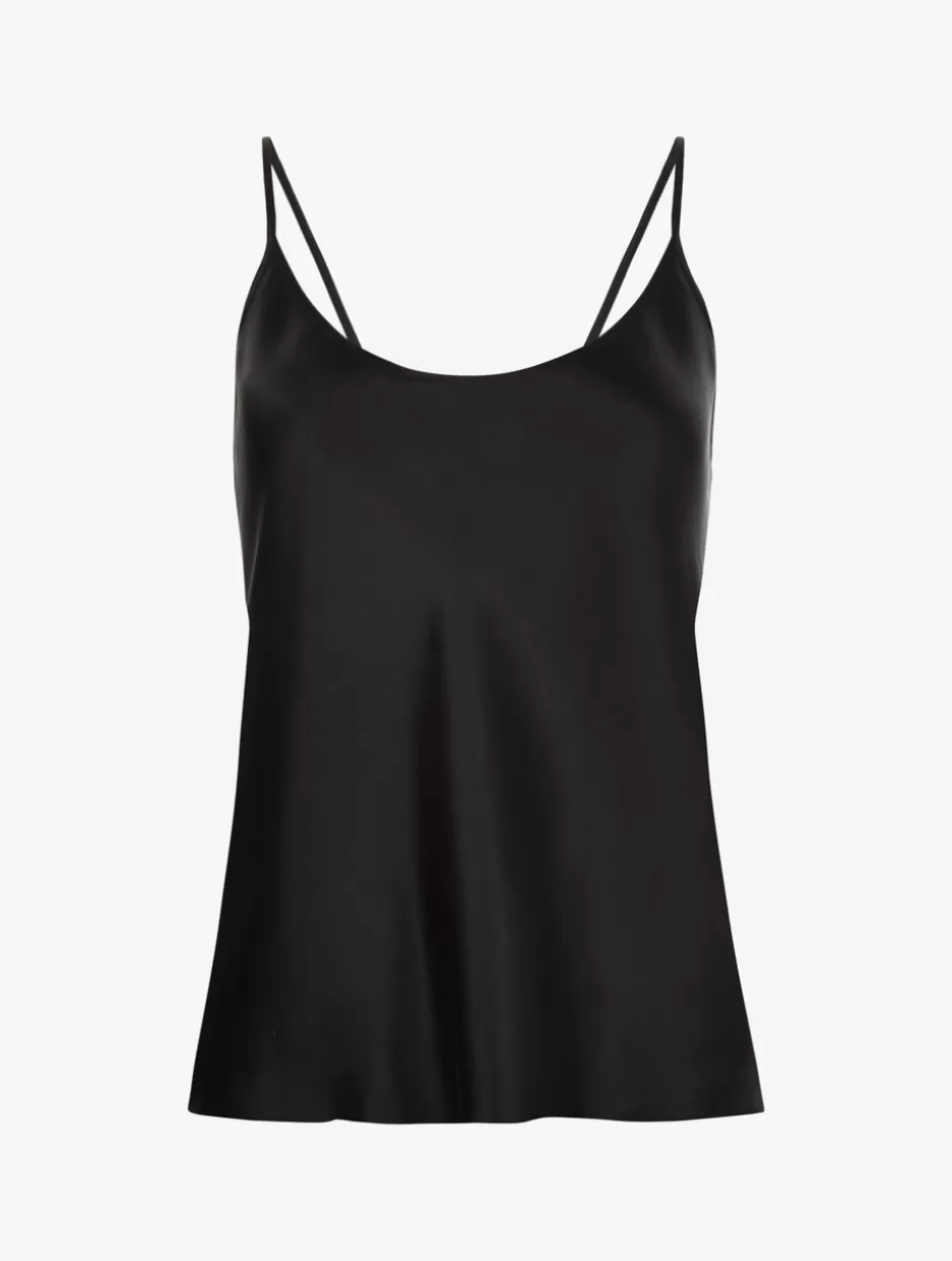 Camisoles | Pajamas-La Perla Silk Camisole Black