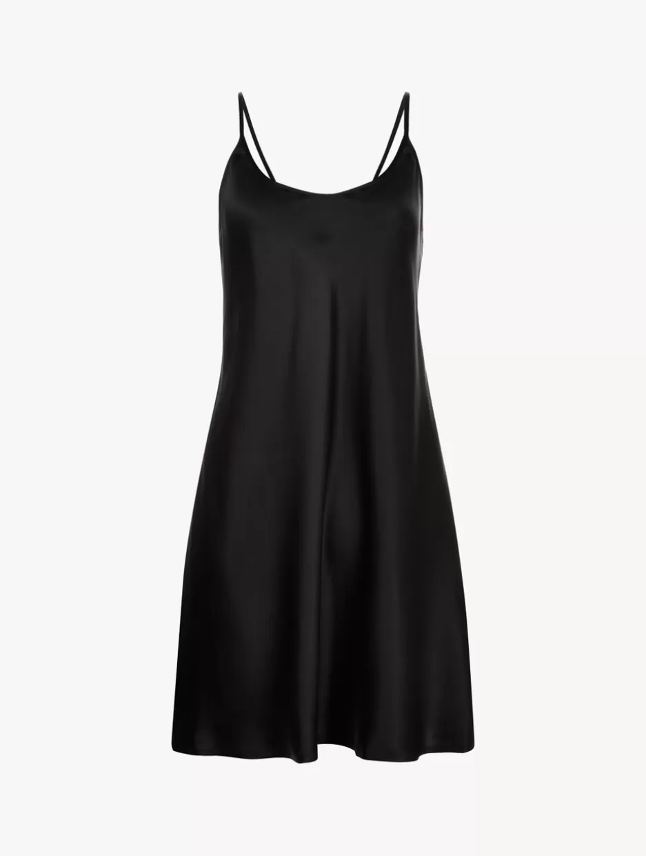 Slips & Dresses | Silk Sleepwear-La Perla Silk Short Slip Black