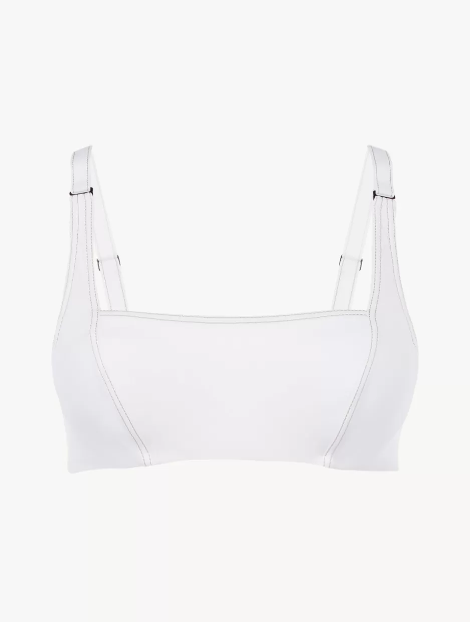 Bikinis-La Perla Bralette Bikini Top In White