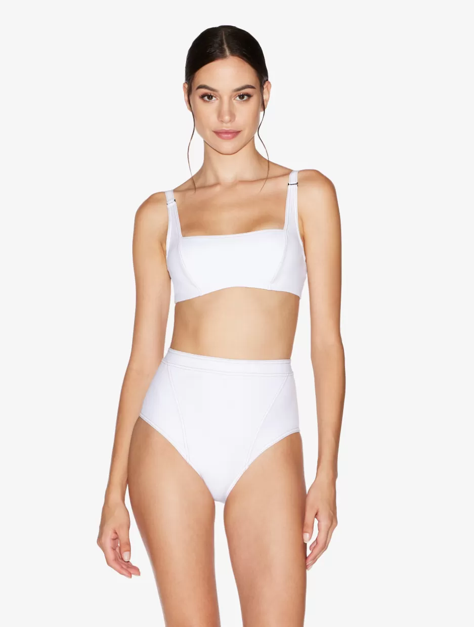 Bikinis-La Perla Bralette Bikini Top In White