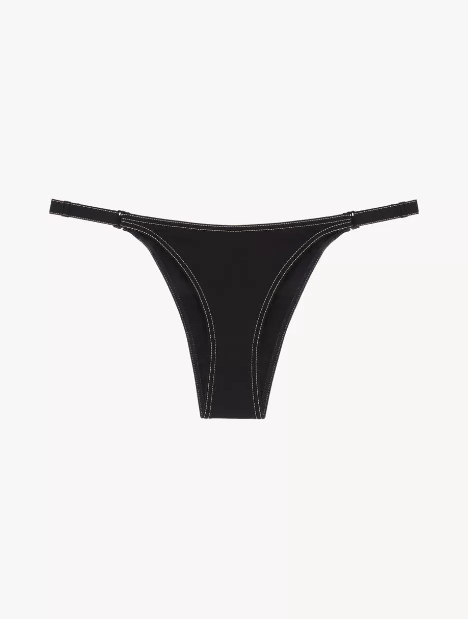 Bikinis-La Perla Brazilian Brief In Black