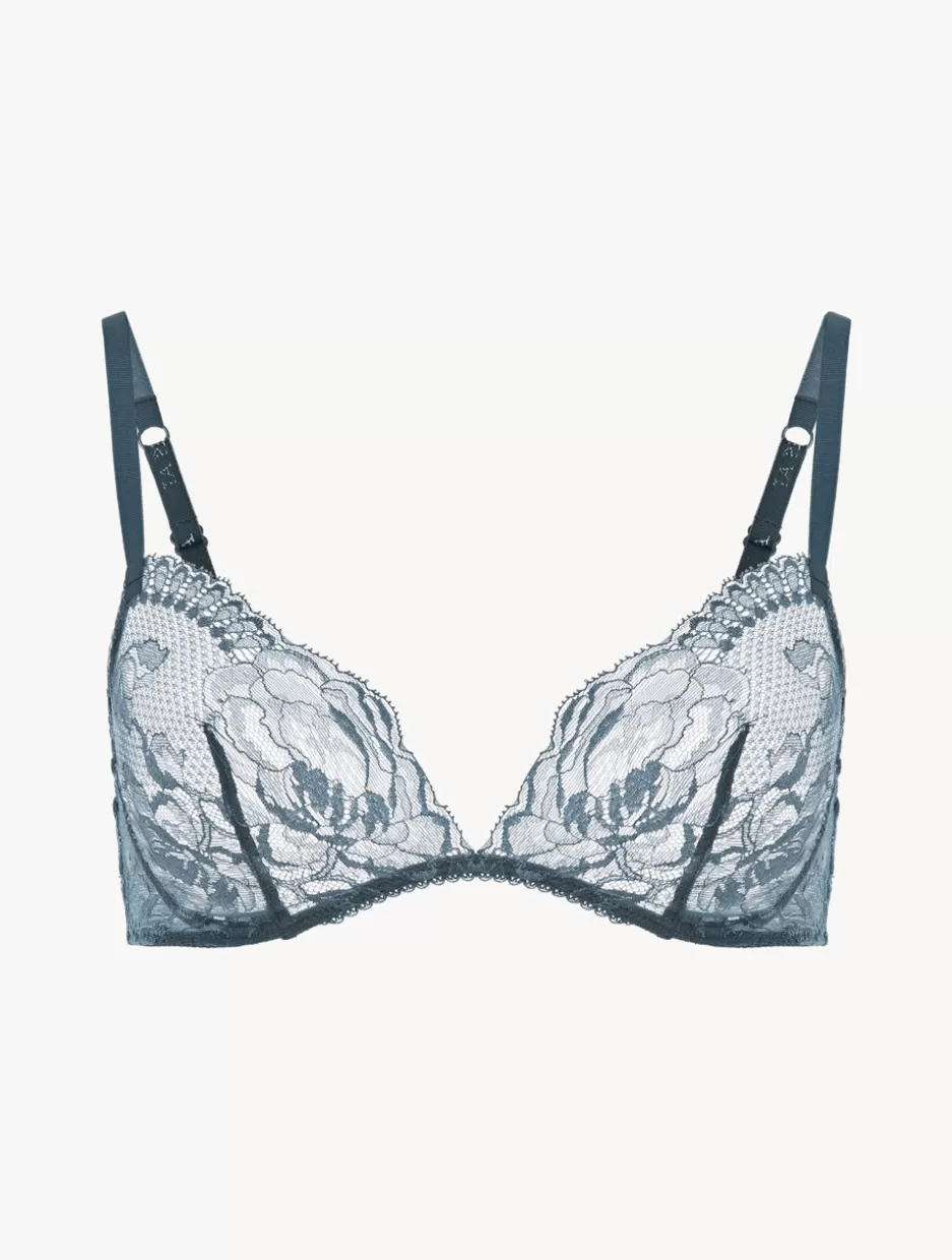 Triangle | Wireless-La Perla Dark Lace Non-wired Bra Blue