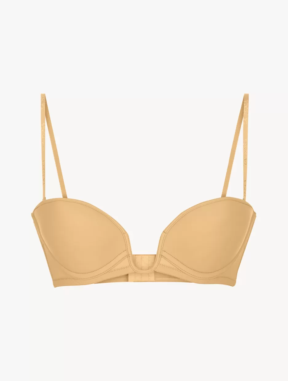 Bandeau | Padded-La Perla Hazel-coloured Underwired Padded Bandeau U-bra Nude