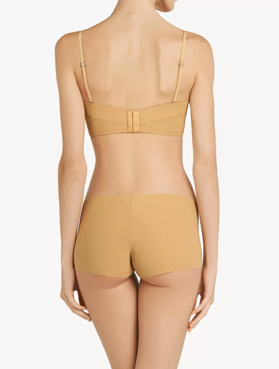 Bandeau | Padded-La Perla Hazel-coloured Underwired Padded Bandeau U-bra Nude