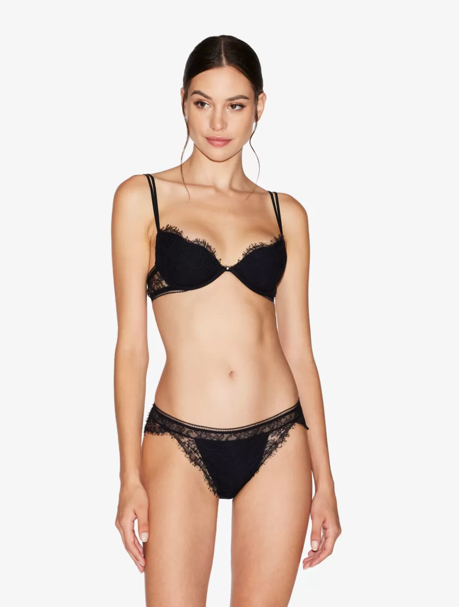 Mid-rise-La Perla Lace Brief In Onyx Black