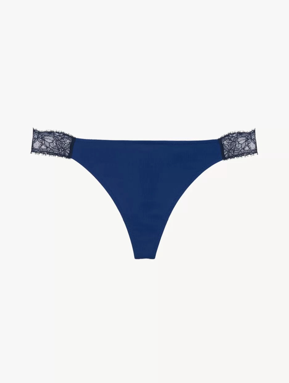 G string & Thong-La Perla Lace Thong In And Black Blue