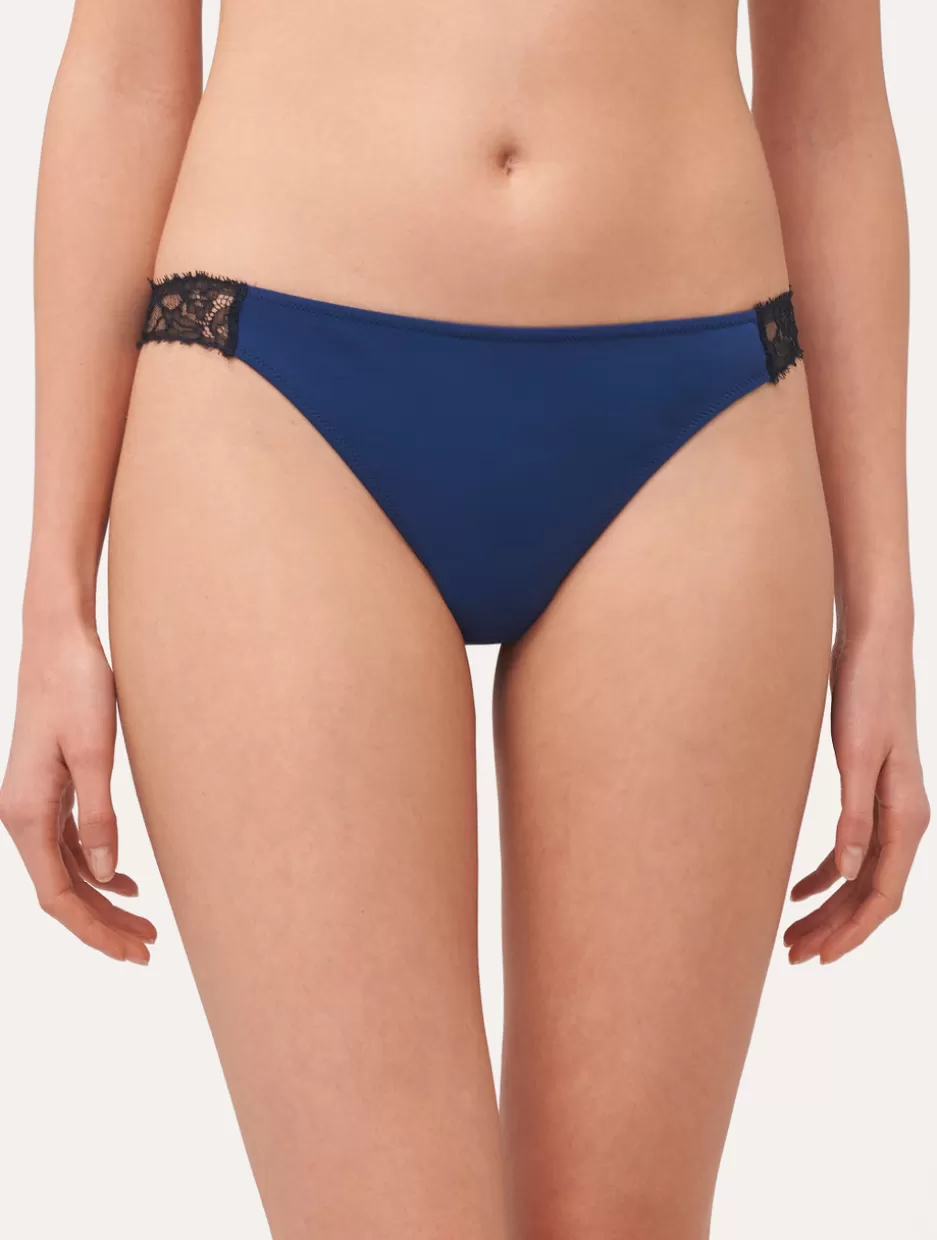 G string & Thong-La Perla Lace Thong In And Black Blue