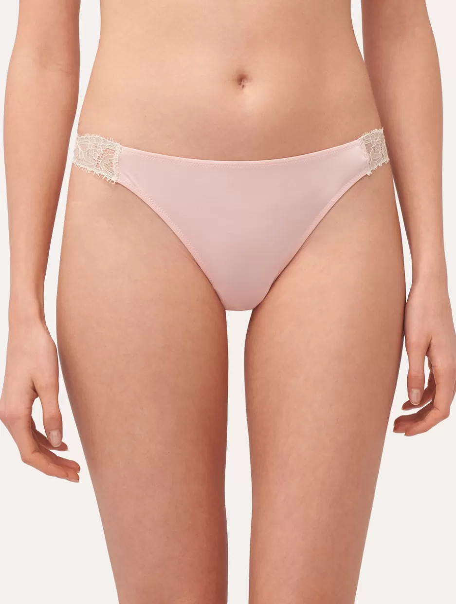 G string & Thong-La Perla Lace Thong In And Cream Rose