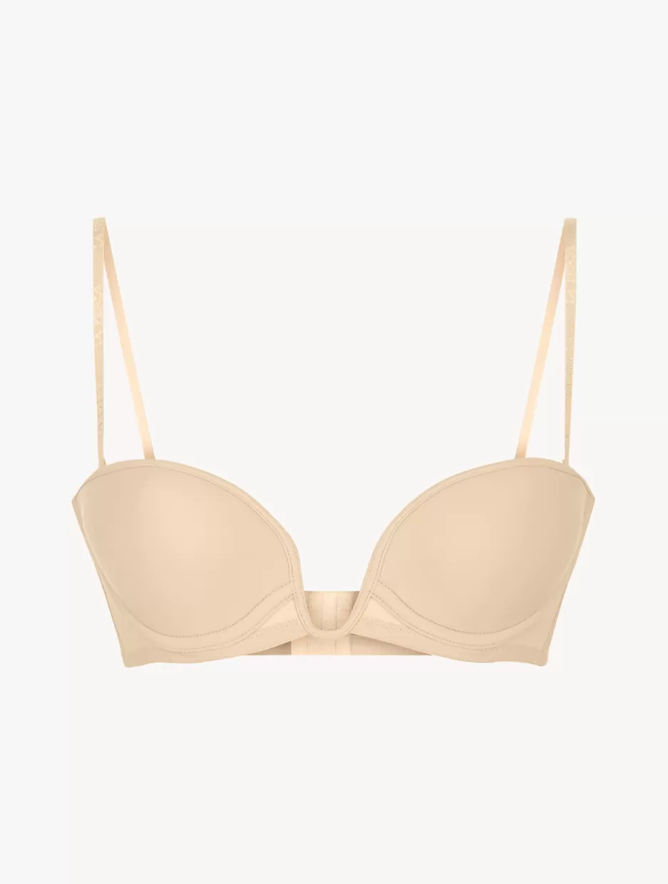 Bandeau | Padded-La Perla Latte-coloured Underwired Padded Bandeau U-bra Nude