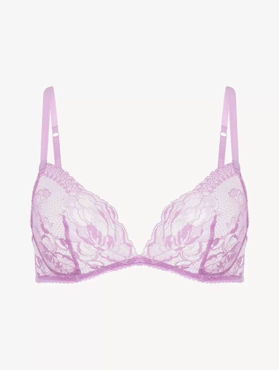 Triangle | Wireless-La Perla Lilac Rose Lace Non-wired Bra Purple