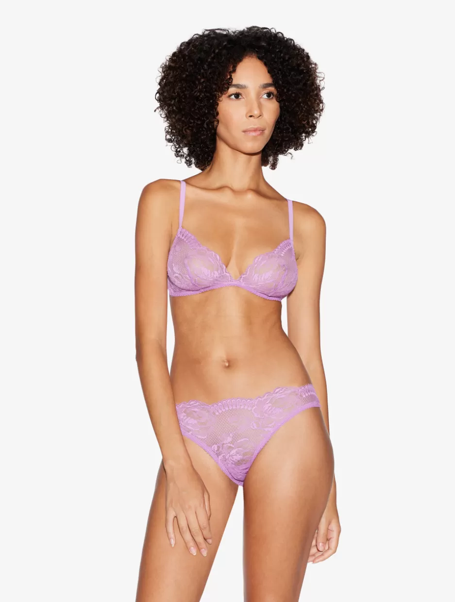 Triangle | Wireless-La Perla Lilac Rose Lace Non-wired Bra Purple