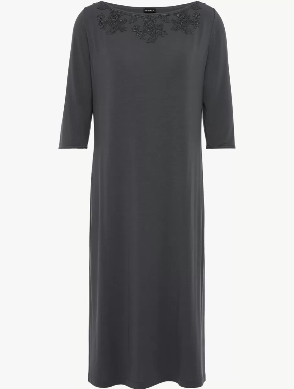 Pajamas | Loungewear-La Perla Nightdress In Charcoal Grey