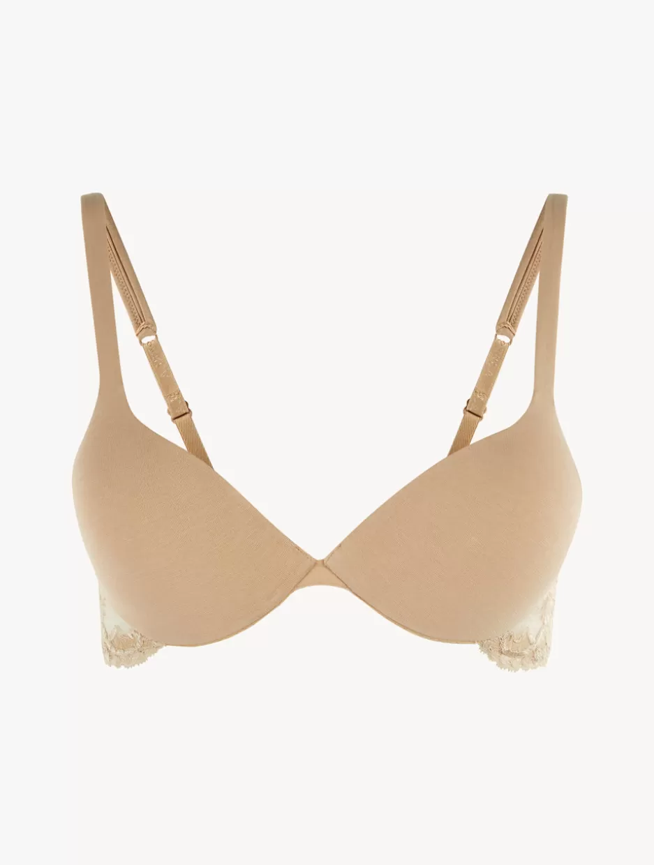 Padded | Push-Up-La Perla Cotton Push-up Bra Nude