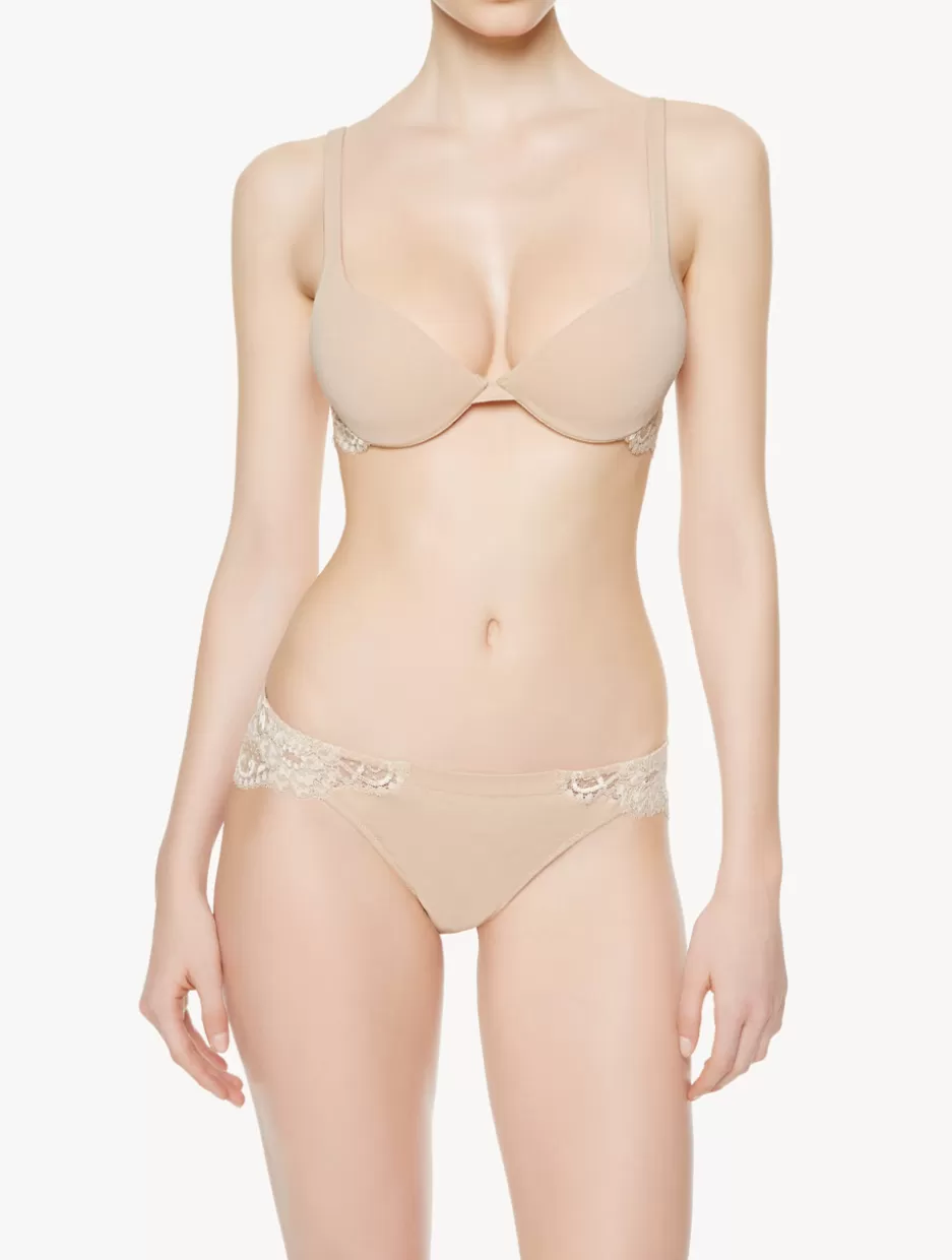 Padded | Push-Up-La Perla Cotton Push-up Bra Nude