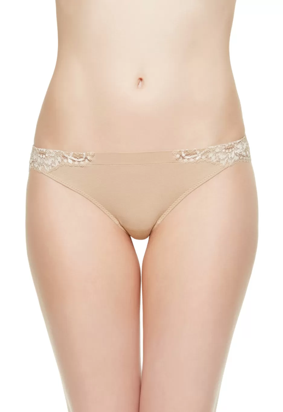 G string & Thong-La Perla Cotton Thong Nude