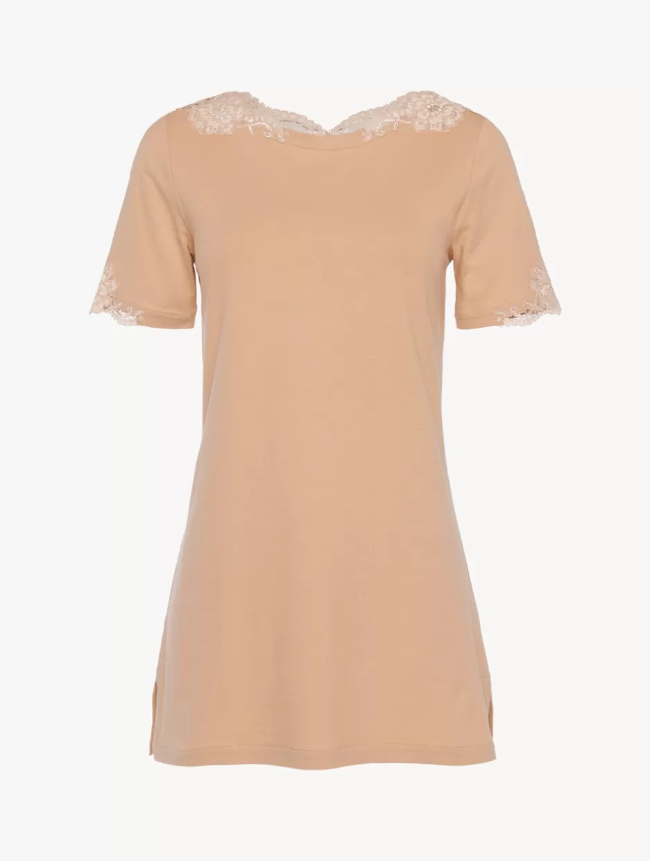 Camisoles | Pajamas-La Perla Cotton T-shirt Nude