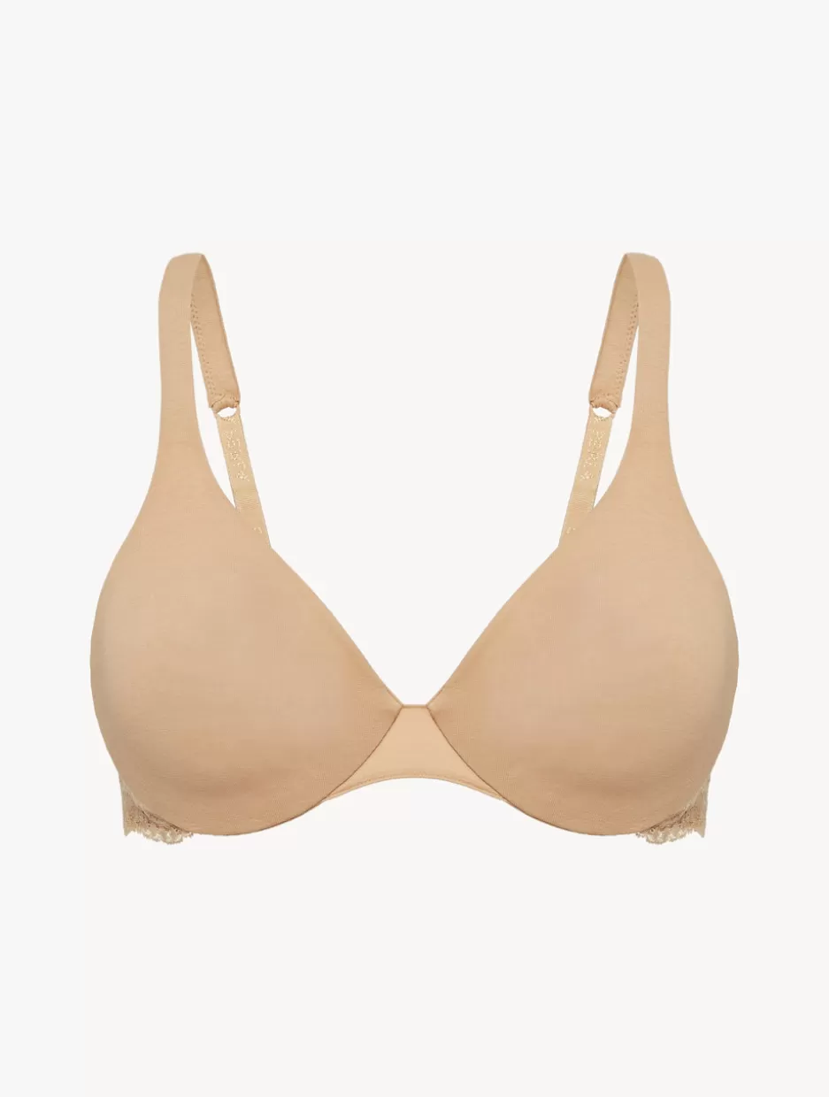 T-shirt | Underwired-La Perla Lace And Cotton Underwired Bra Nude