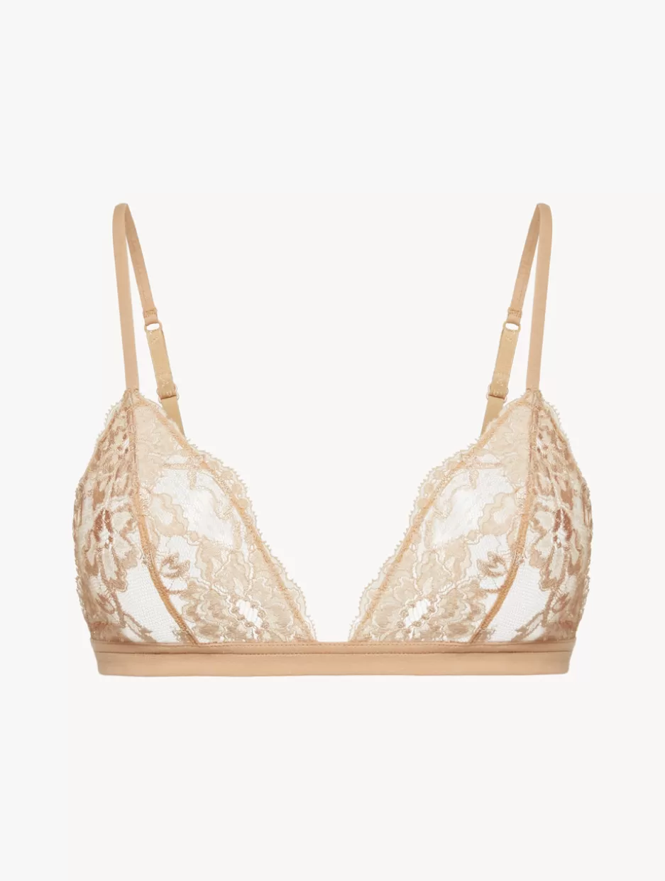 Triangle | Wireless-La Perla Lace Triangle Bra Nude