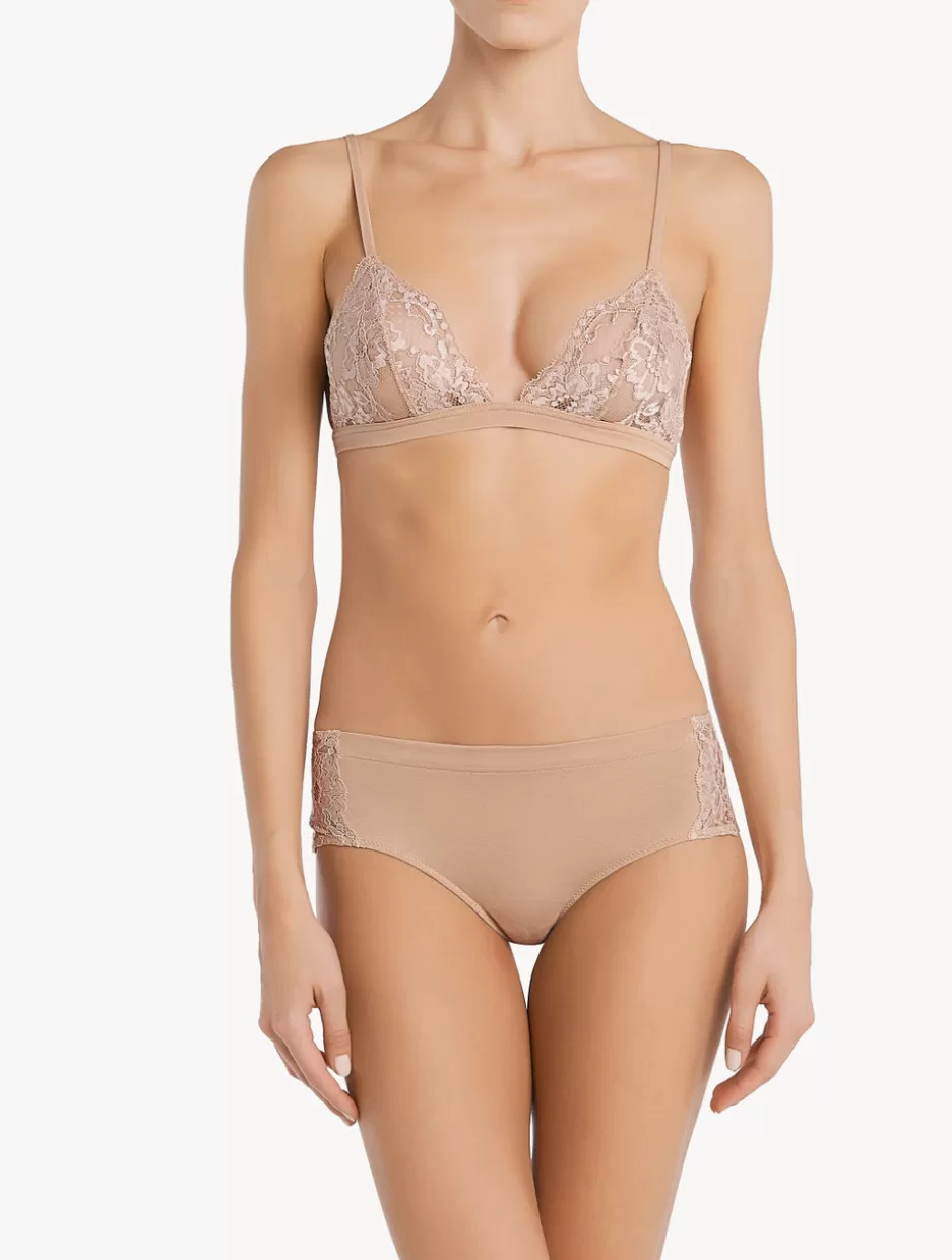 Triangle | Wireless-La Perla Lace Triangle Bra Nude