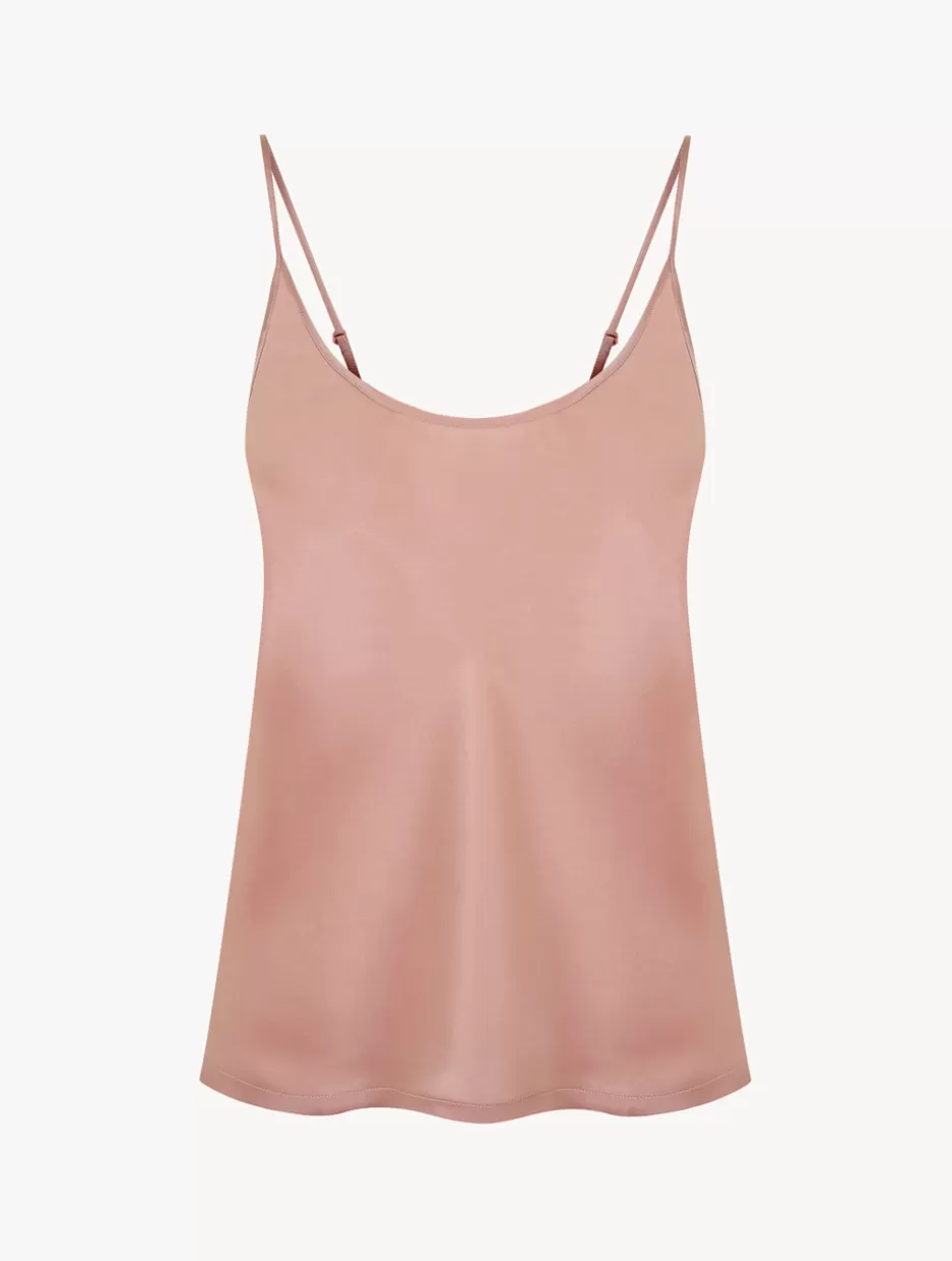 Camisoles | Pajamas-La Perla Powder Silk Camisole Pink