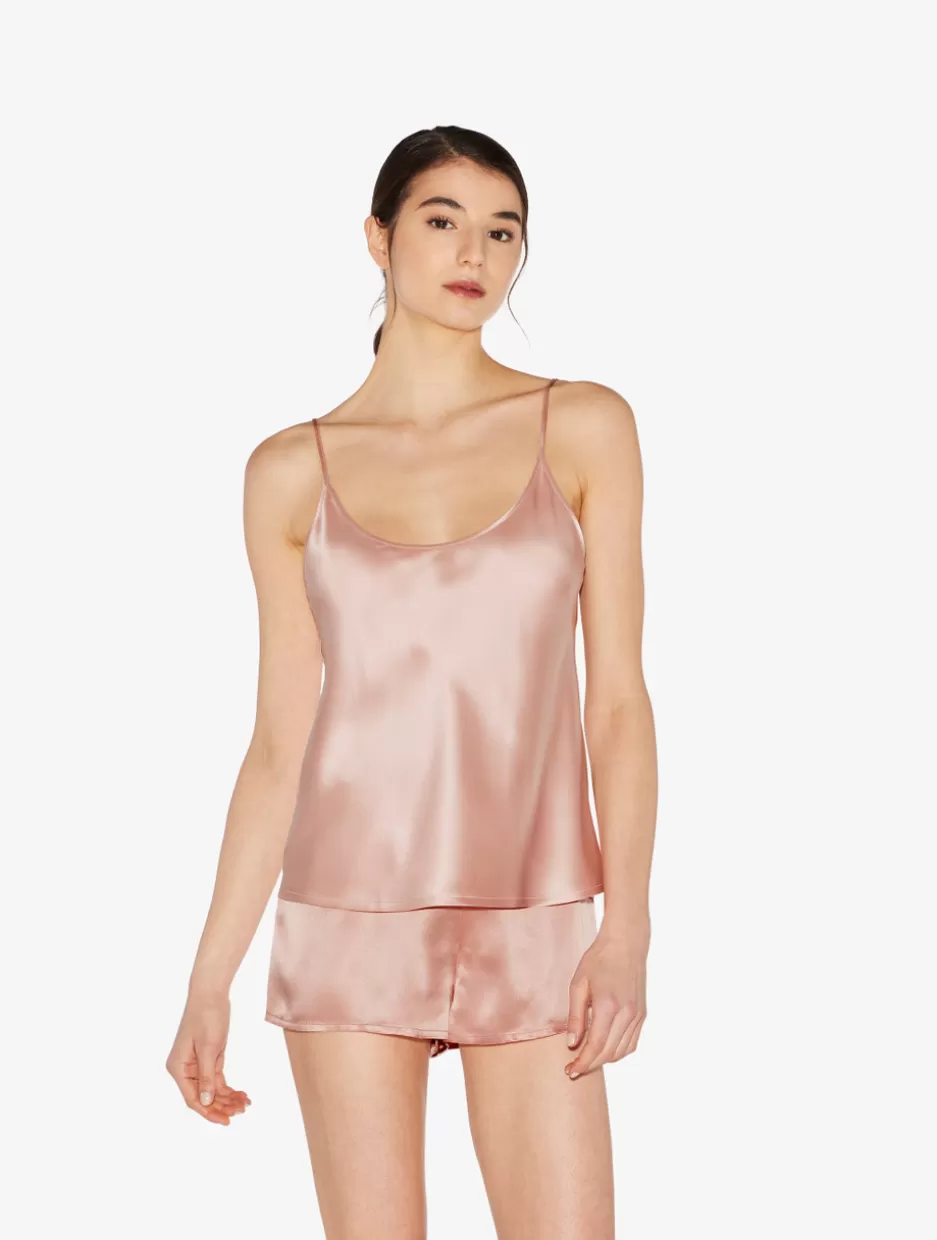 Camisoles | Pajamas-La Perla Powder Silk Camisole Pink