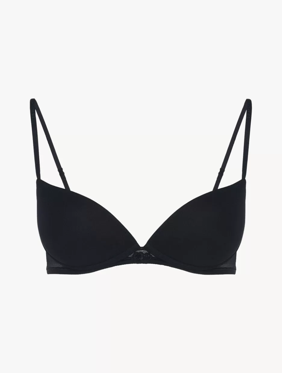 Padded | Push-Up-La Perla Push-up Bra In Stretch Tulle Black