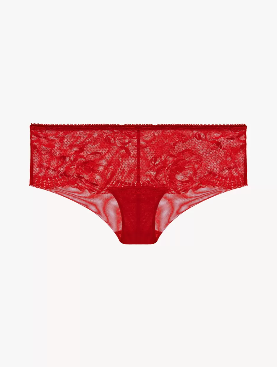 Hipster-La Perla Lace Boyshort Brief Red