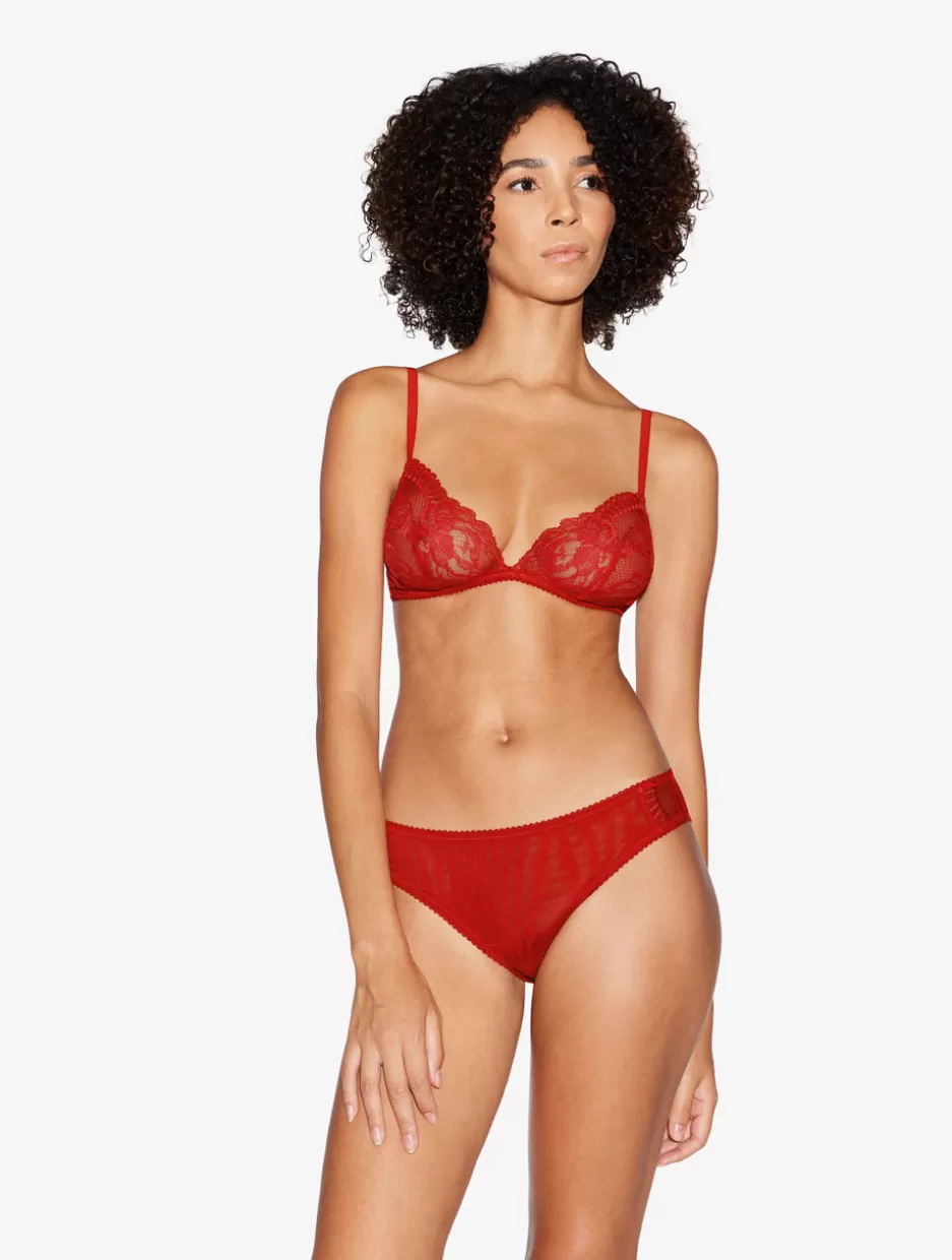 Triangle | Wireless-La Perla Lace Non-wi Bra Red