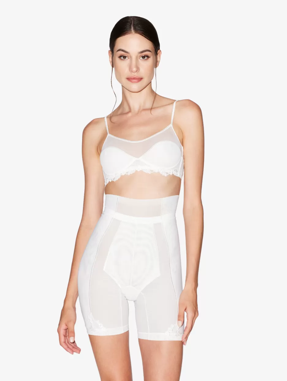 Hipster | Shapewear-La Perla Shorts In Stretch Tulle Off-White