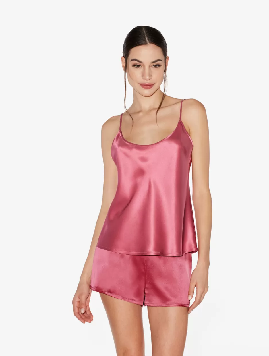 Camisoles | Pajamas-La Perla Silk Camisole In Wild Orchid WildOrchid