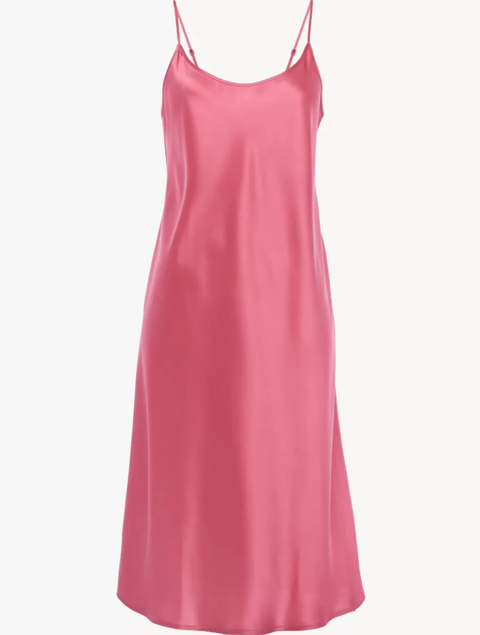 Slips & Dresses | Silk Sleepwear-La Perla Silk Midi Nightdress In Wild Orchid WildOrchid