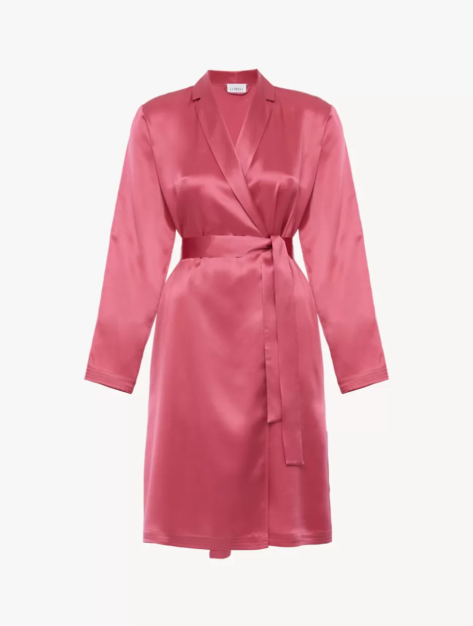 Robes | Silk Sleepwear-La Perla Silk Short Robe In Wild Orchid WildOrchid