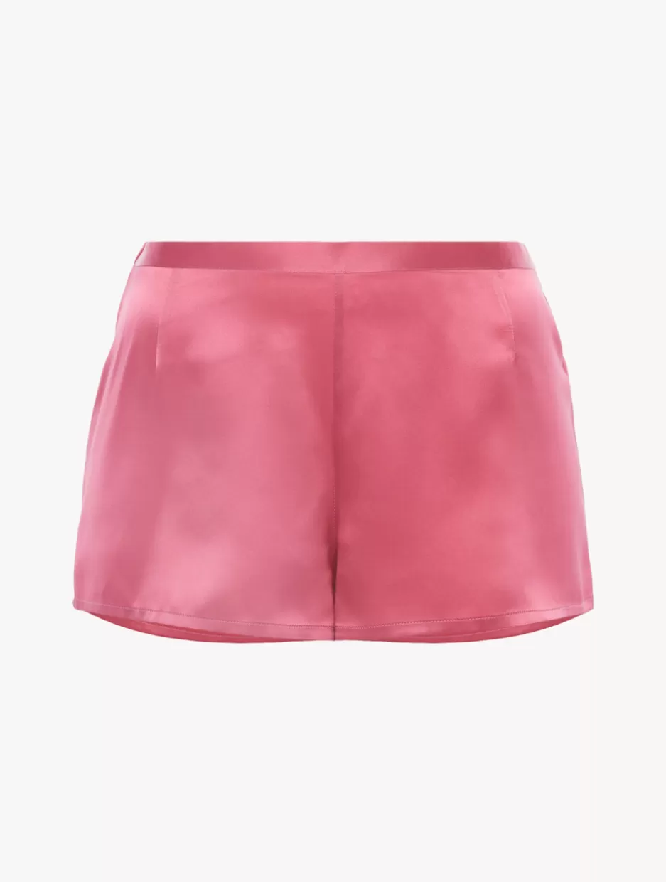 Pajamas | Sleep Shorts & Trousers-La Perla Silk Shorts In Wild Orchid WildOrchid