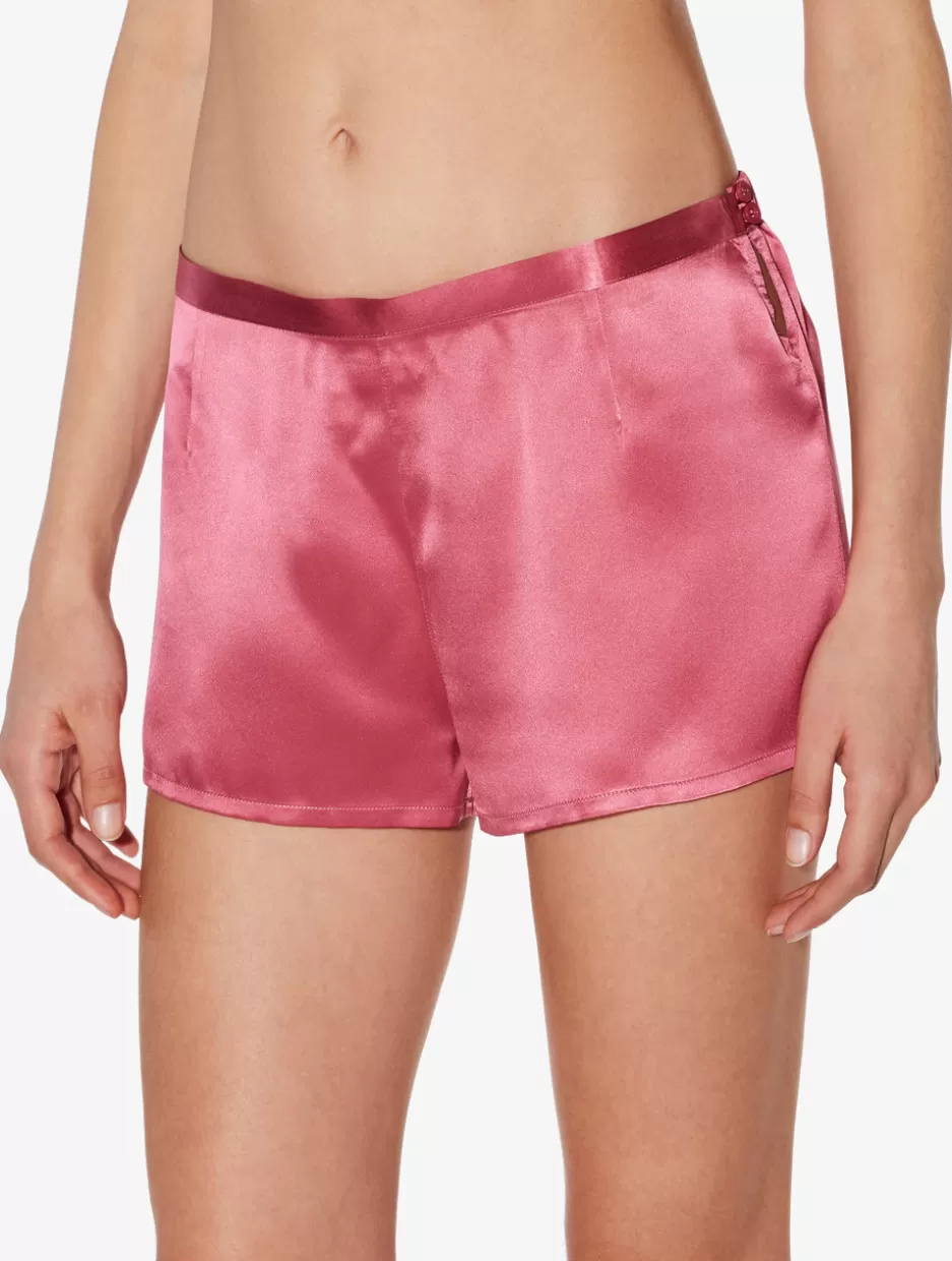 Pajamas | Sleep Shorts & Trousers-La Perla Silk Shorts In Wild Orchid WildOrchid