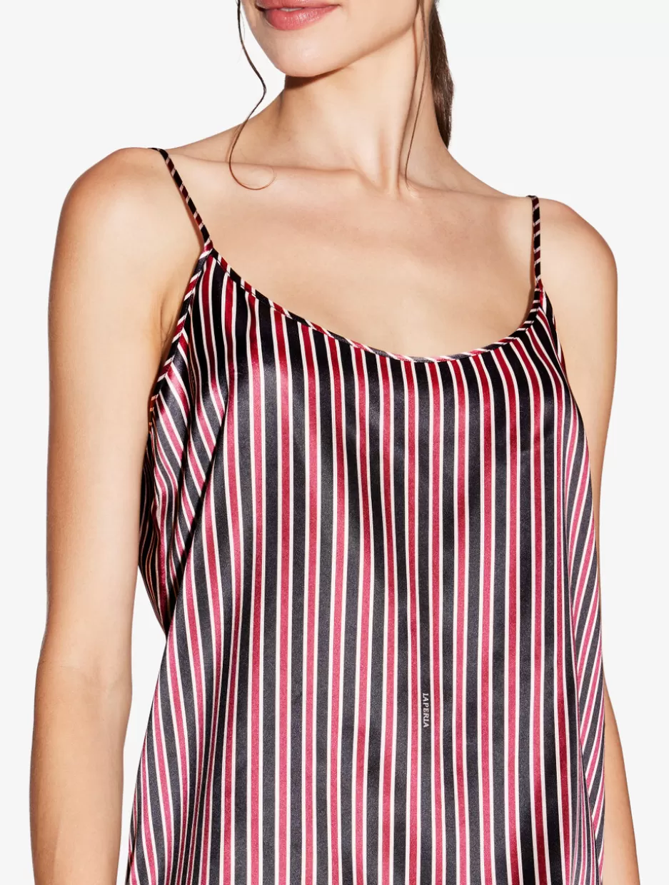 Camisoles | Pajamas-La Perla Silk Striped Camisole Top Stripes