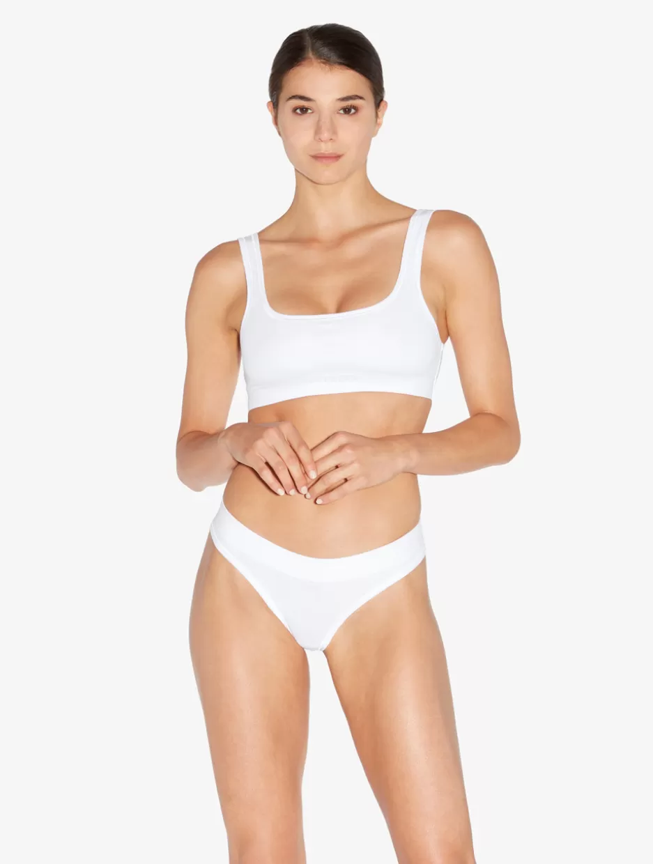 G string & Thong-La Perla Thong In - Online Exclusive White