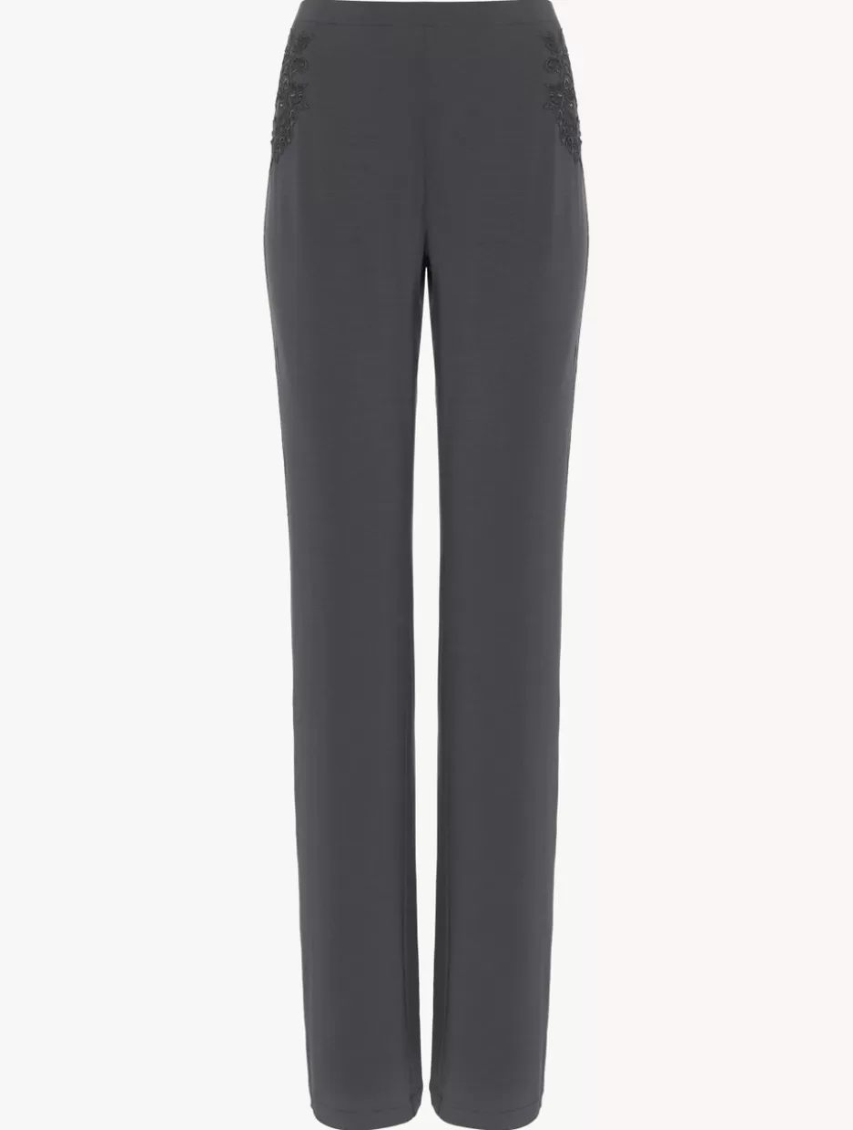 Pajamas | Loungewear-La Perla Trousers In Charcoal Grey