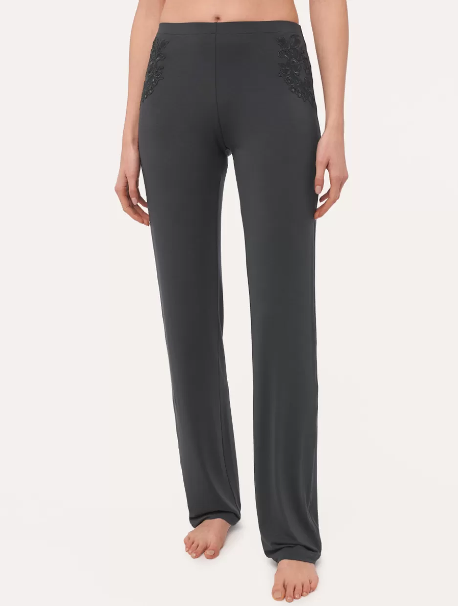 Pajamas | Loungewear-La Perla Trousers In Charcoal Grey